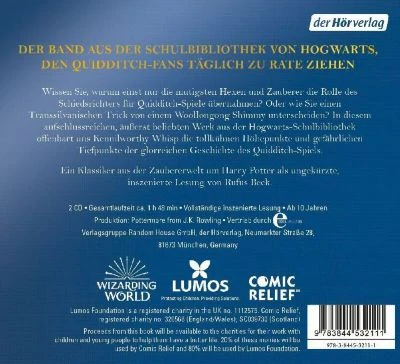 Quidditch Im Wandel Der Zeiten, 2 Audio-CDs 2 Quidditch Im Wandel Der Zeiten, 2 Audio-CDs - Image 2