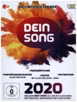 Universal Dein Song 2020, 2 Audio-CD + 1 DVD (Limitierte Fanbox)