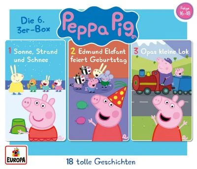 EUROPA CD Peppa Pig 6 - 3er Box, Folge 16-18 1 EUROPA CD Peppa Pig 6 - 3er Box, Folge 16-18