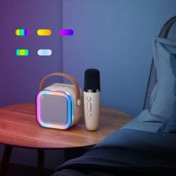 Enbaoxin Computer-Karaoke-Mikrofon Integriertes Audio-Mikrofon Lautsprecher -Hörwelt Geschaft 30969919 04